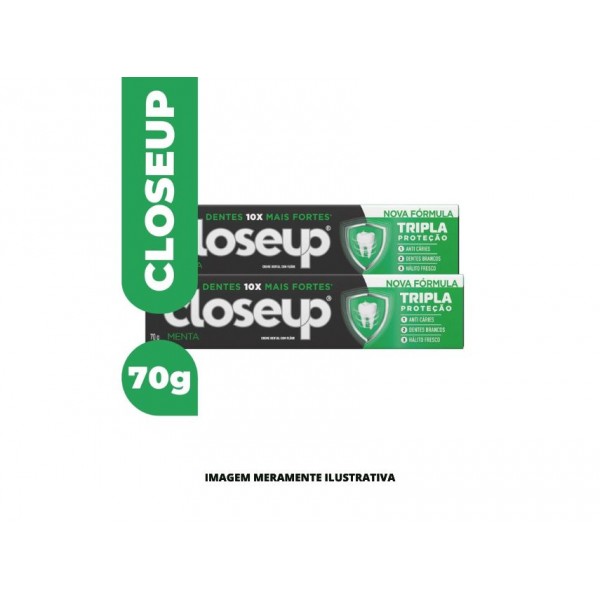 CREME DENTAL - CLOSEUP - 70g MENTA REFRESCANTE - DP12